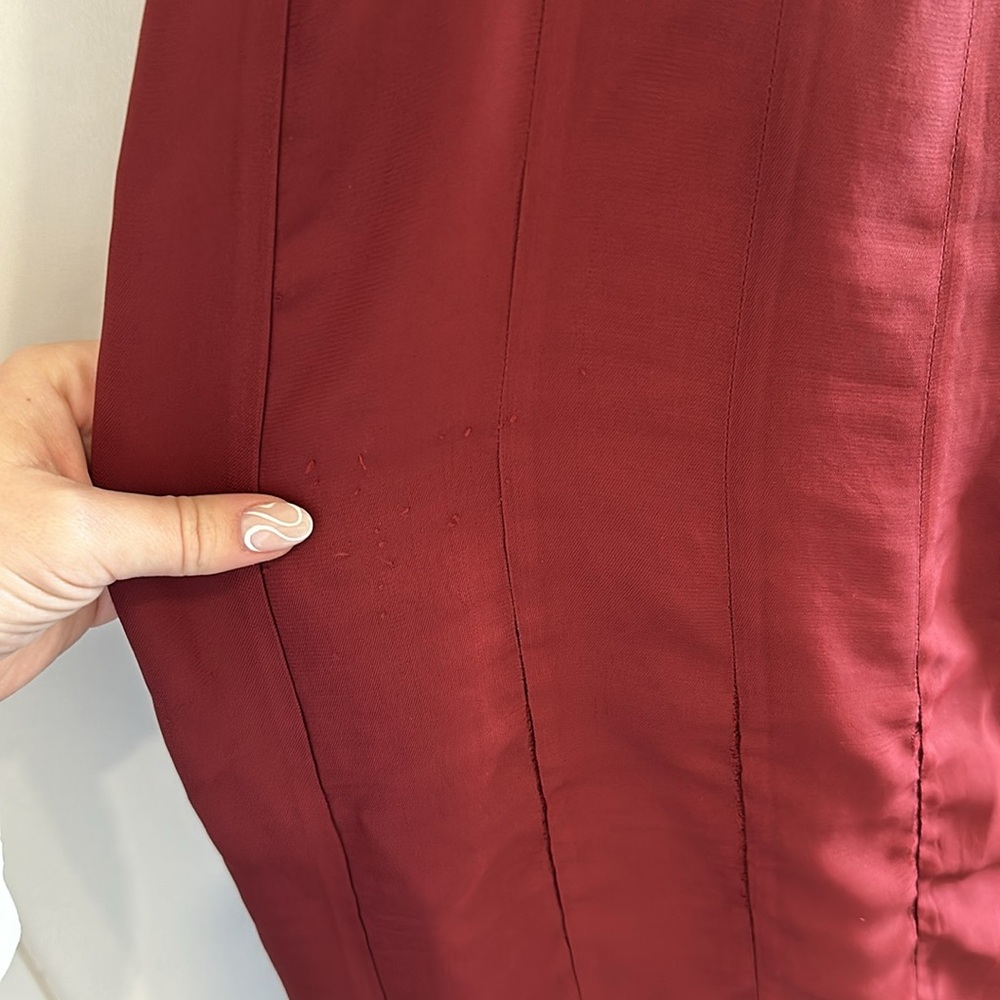 Reformation Anett Dress in Deep Brown - Picture 7 of 9